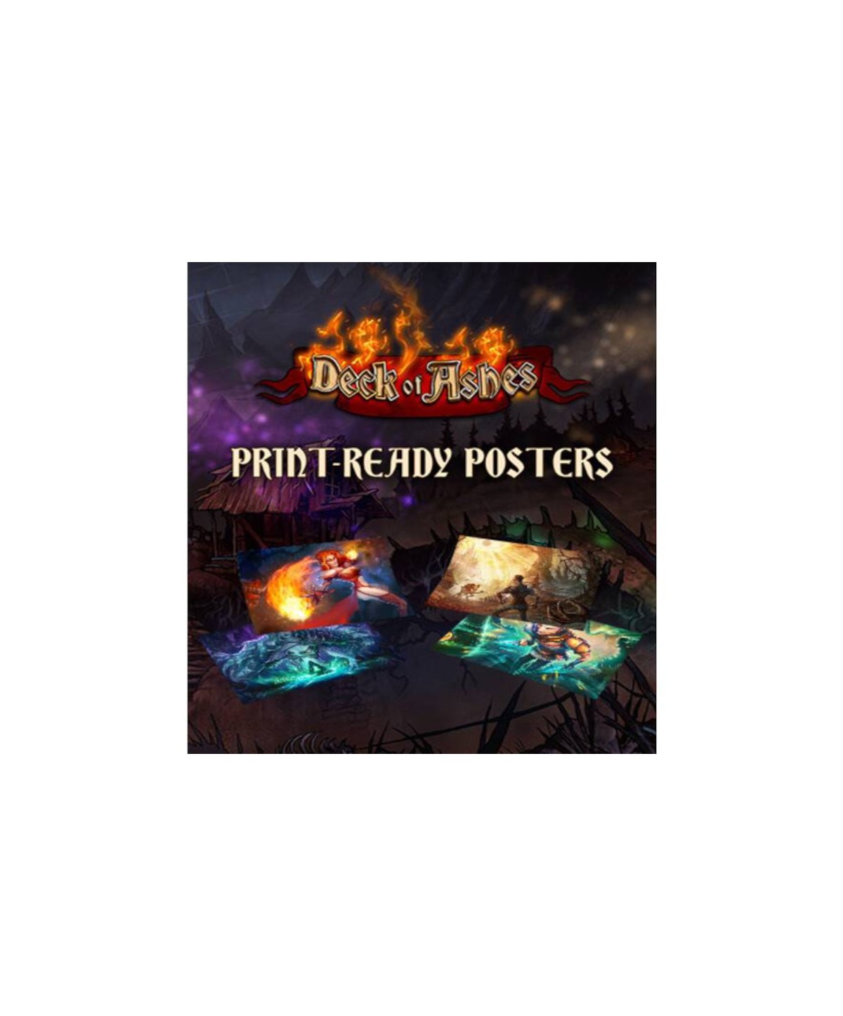 Deck of Ashes - Print-Ready Posters DLC Steam Key GLOBAL